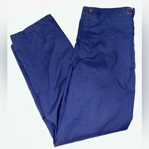 Gore-Tex VINTAGE men’s Tourney zip ankle adjustable waist navy pants size Large